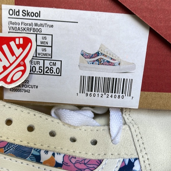 Vans Old Skool Retro Floral Multi/True White WMNS sneakers - Picture 16 of 16